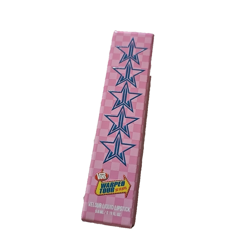 Jeffree Star Vans Warped Tour Velour Liquid Lipstick Warped Tour Red NIB